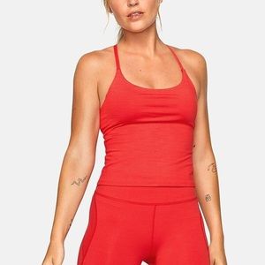 Outdoor Voices Move Free Tank-Scarlett